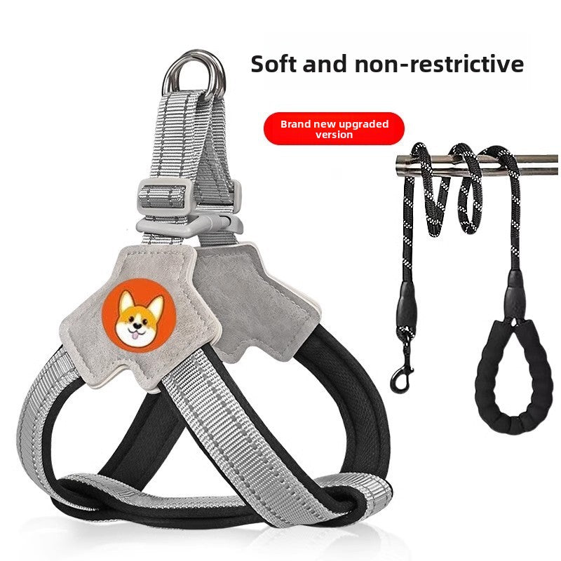 Y-shaped reflective dog harness, main product photo from Pet Royale UK