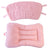 Pink pet stroller cushion with detachable mesh fence, photo 6