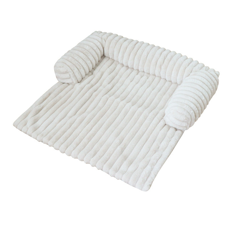 Plush PV fleece cat tunnel nest with removable cushion, view 16