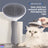 Press-to-Release Self-Cleaning Pet Comb with Protective Beads