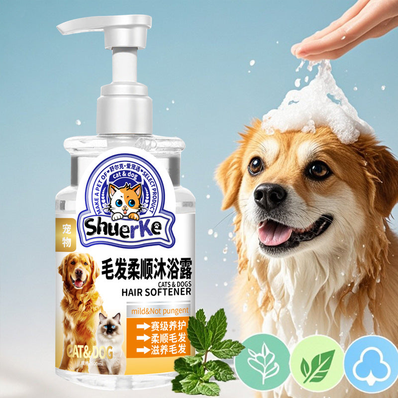 Anti-Mite Pet Shower Gel for Cats and Dogs, 500ml Range