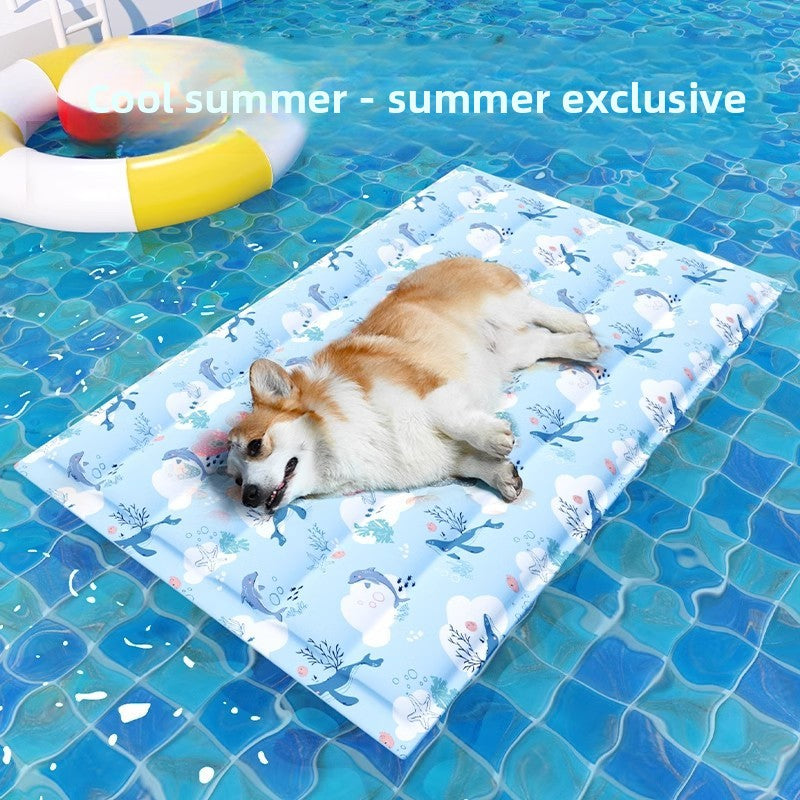 Oxford cloth gel pet cooling mat, main product photo
