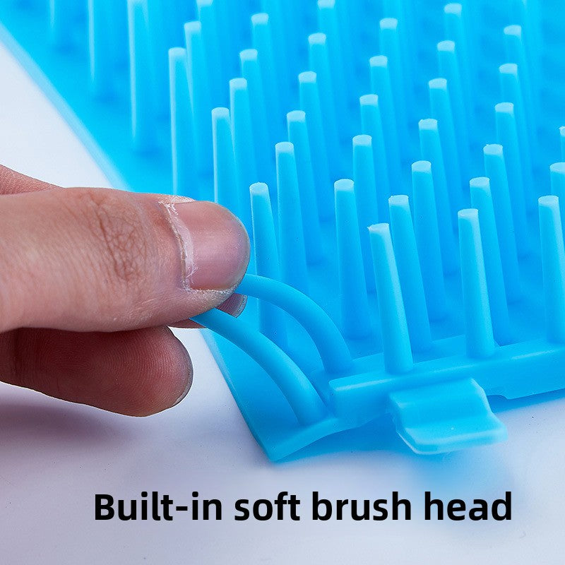 Pet Paw Cleaning Cup with Silicone Bristles for Dogs and Cats
