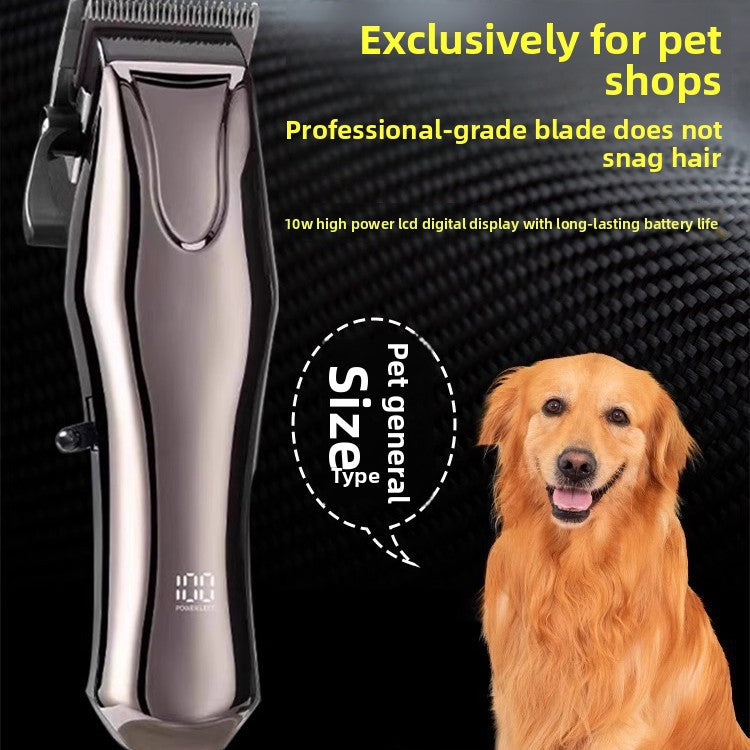 Heavy Duty Cordless Dog Clipper with 2000mAh Battery for Thick Coats