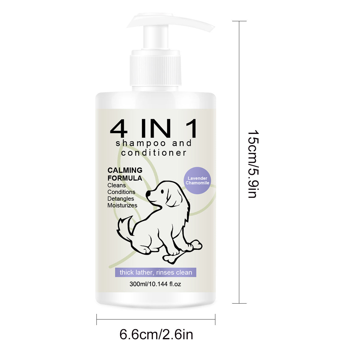 Deep Cleansing Moisturising Pet Shampoo for Dogs and Cats