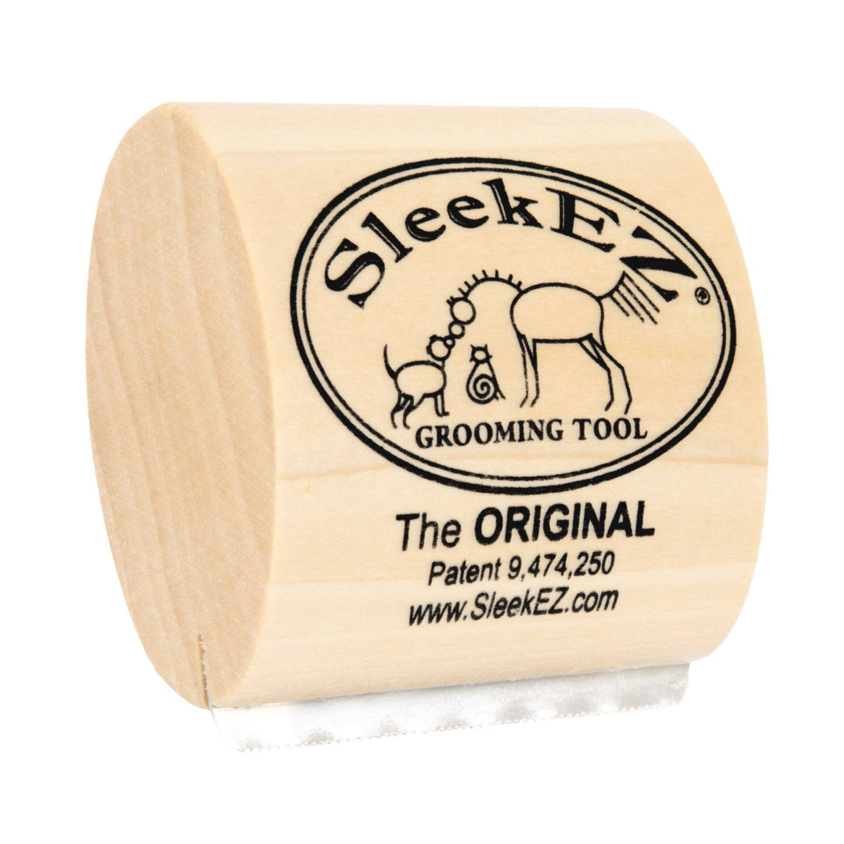 Solid Wood Grooming Brush for Dogs, Cats and Horses