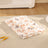 Soft coral fleece dog blanket mat with heart pattern on the floor, photo 9