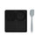 Silicone lick mat slow feeder with suction cups for dogs