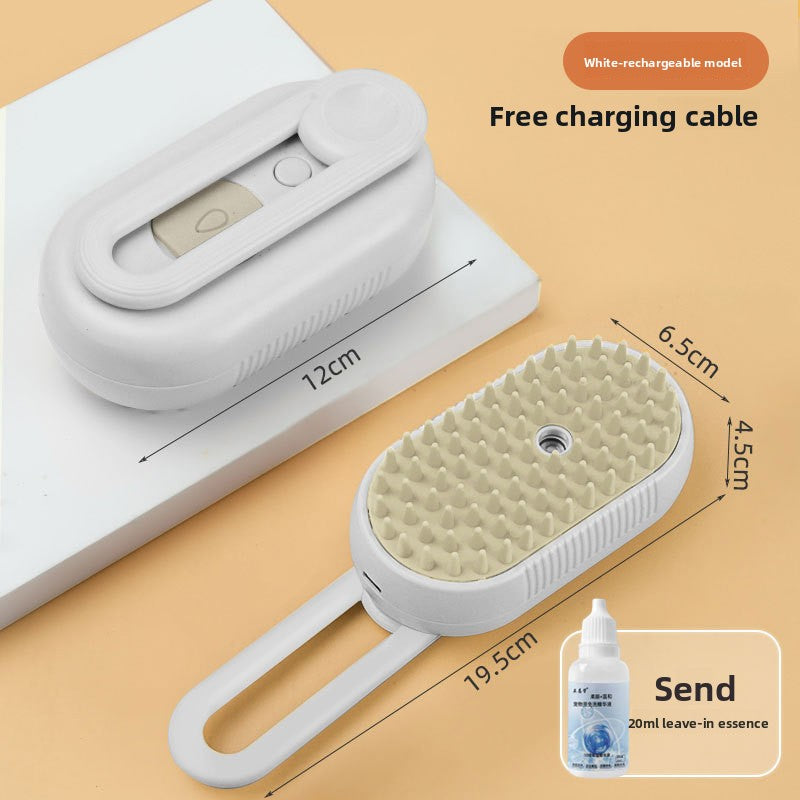 Spray Massage Comb with Steam, Fine Mist Detangler for Dogs and Cats