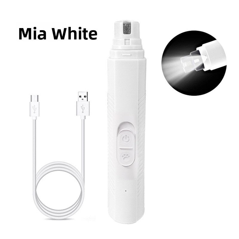 LED Pet Nail Grinder with Safety Guard for Dogs, Cats and Small Pets