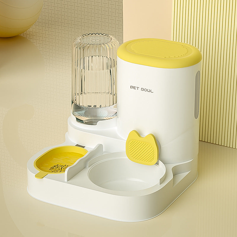 Automatic Pet Feeder and Waterer Bowl
