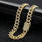Faux diamond metal chain pet collar in Silver, material detail