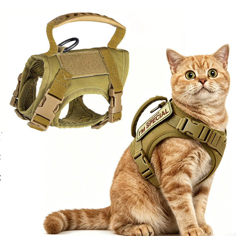 Breathable vest harness for small dogs and cats in 7 colour options