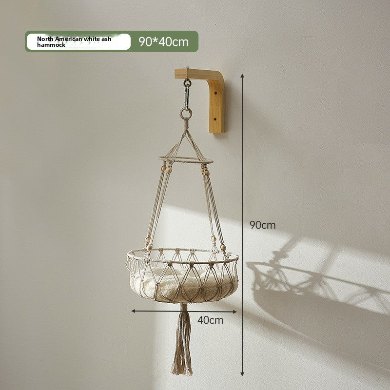 Solid wood wall-mounted cat furniture, detail photo 14