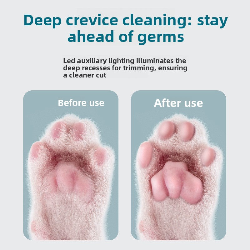 Silent Rechargeable Mini Paw Trimmer for Dogs and Cats