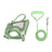 Reflective nylon harness for cats and small dogs in olive green, product image 22