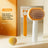 Oval Self-Cleaning Slicker Brush with One-Press Fur Release