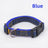 Matching harness, collar and lead set in blue for small pets