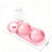 Anti-Knock Double Bowl Cat Food and Water Dish in Durable PP and PC Material