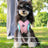 Reflective vest harness with lead option, 4 sizes available