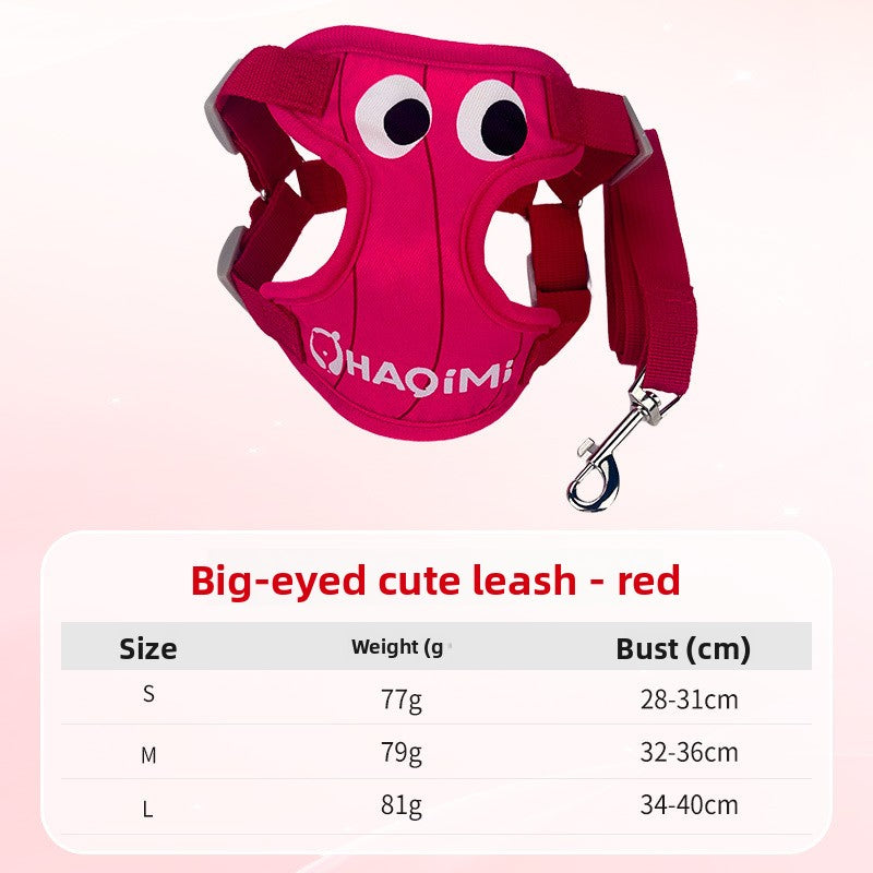 Printed harness and lead for dogs and cats, main product photo