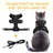 Breathable mesh reflective harness and lead set on a small cat