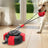 Close up of suction cup base gripping a tiled surface for solo play - photo 4