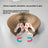 Foldable accordion cat scratcher with bell toy, close-up detail view