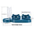 Automatic Pet Feeding Bowl with Water Dispenser