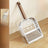 Long Handle Cat Litter Shovel in Stainless Steel or Plastic
