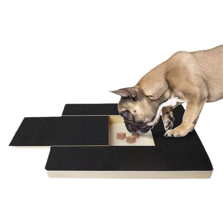 Solid Pine Wood Pet Nail Scratch Board with Sandpaper