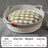 Hand woven round cotton and linen pet nest in grey, view 19