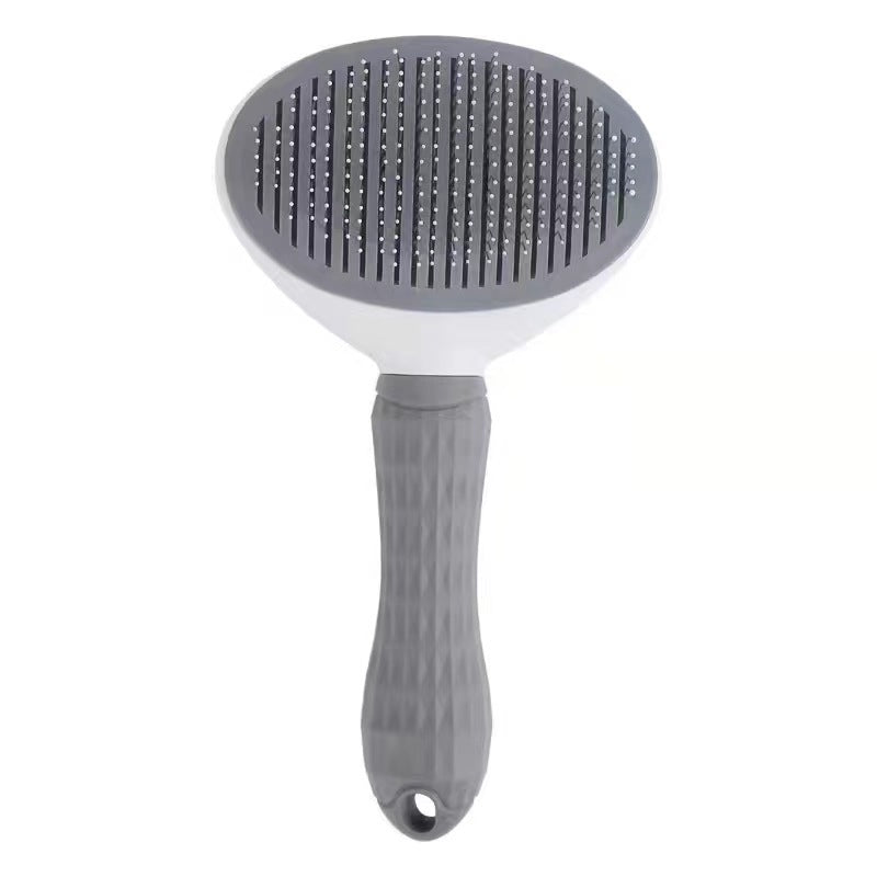Self-Cleaning Soft Pin Slicker Brush for Detangling Dogs and Cats