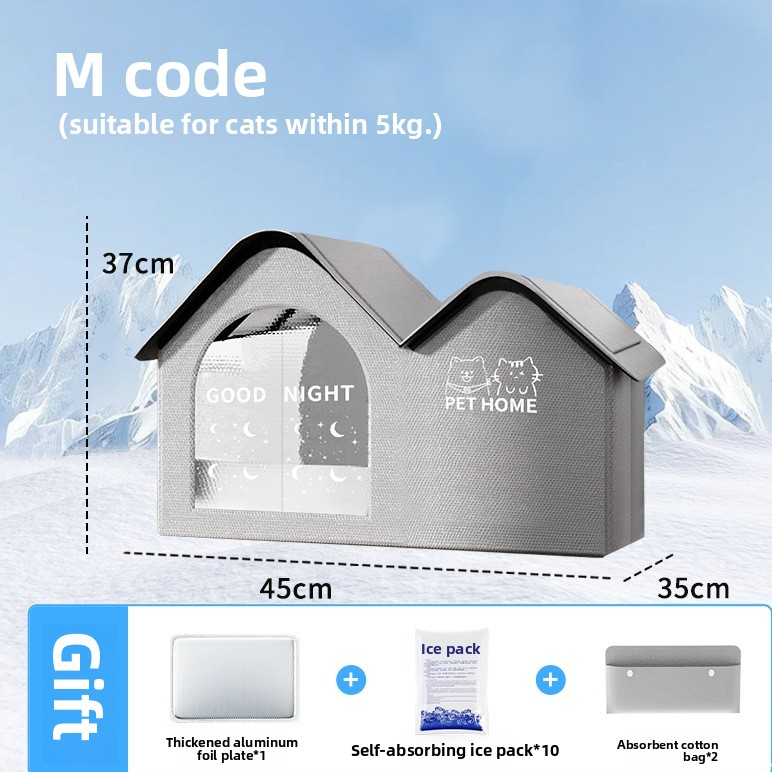 Summer pet cooling house with ice pack slots, product image 7