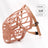 Light pink breathable plastic basket dog muzzle with adjustable straps, product image 2