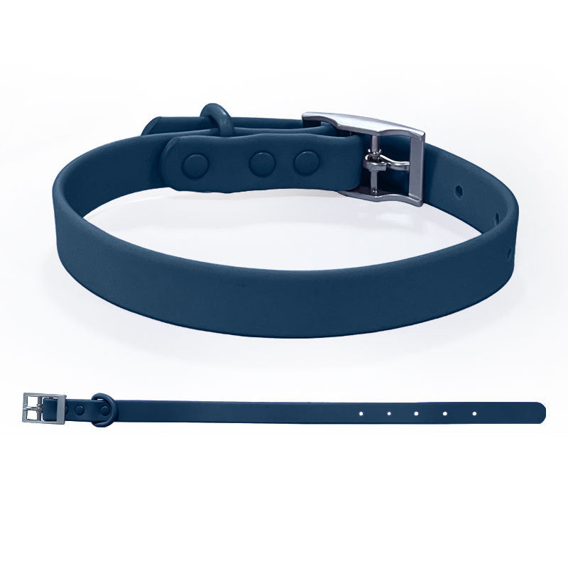 Personalised silicone pet collar with letters, main product photo