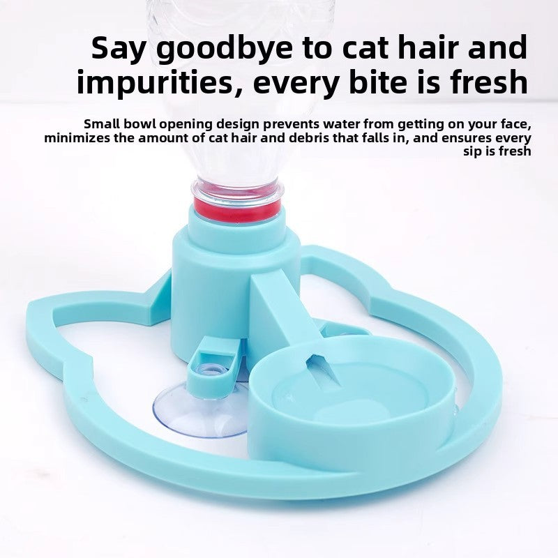 Portable Automatic Pet Water Dispenser Bottle, Leak-Proof, No Power Needed