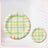 Glazed ceramic pet food plate with bear design in blue and pink, view 25