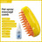 Electric Massaging Spray Comb with Silicone Tips, Anti-Static