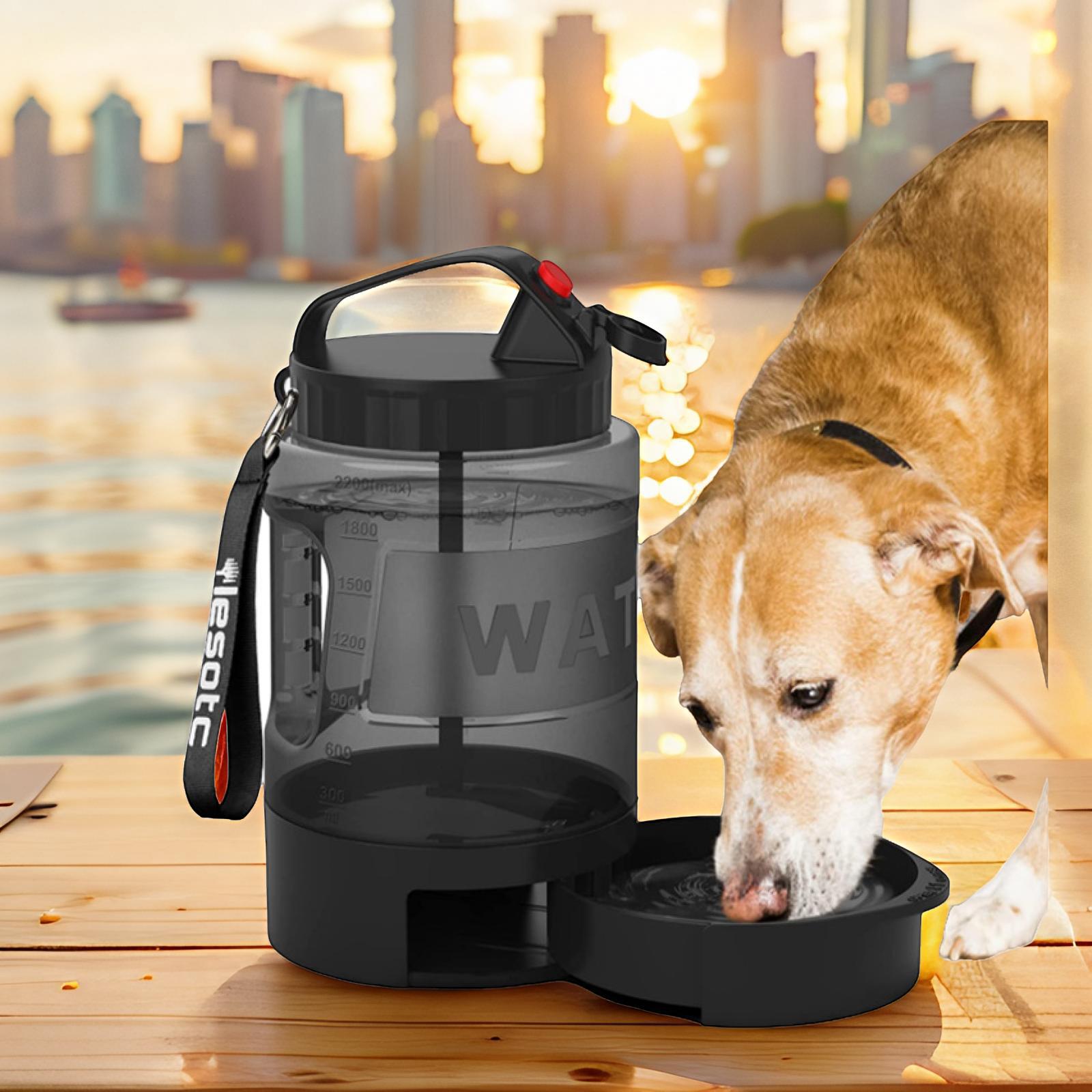 MOQ:2    2.2L Dog Kettle Large Capacity Drinking Kettle Outdoor Sports Kettle Outdoor Cat and Dog Kettle