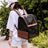 Bird travel backpack carrier with mesh windows for parrots, view 4