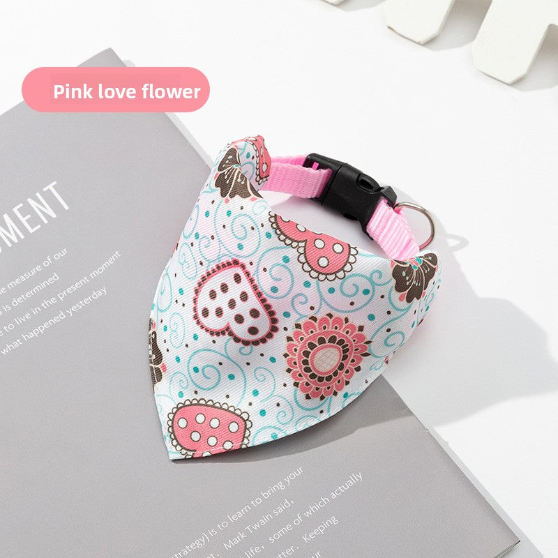 Printed dog bandana scarf, available in 6 colours, sizes Small to Large, image 10
