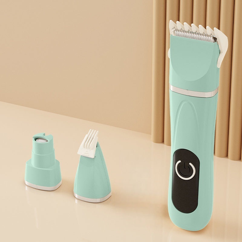 LCD Display Pet Clipper Kit with Nail Grinder, Silent Shaver
