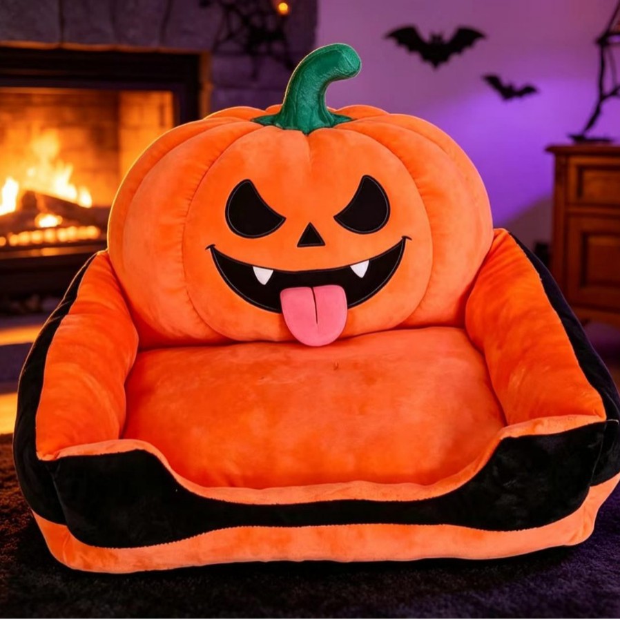 Halloween sofa bed for cats and small dogs, detail photo 3
