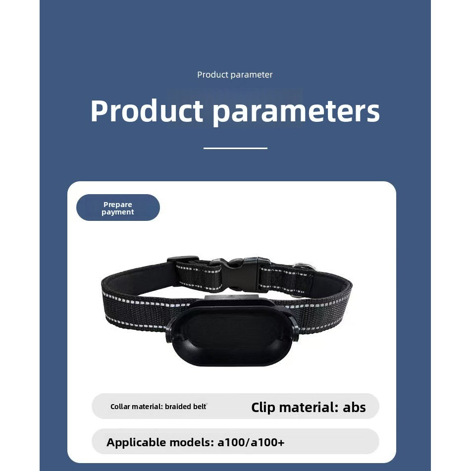 Pet collar mount for small action cameras, close-up detail view