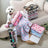 Small coral fleece pet mat, main product photo