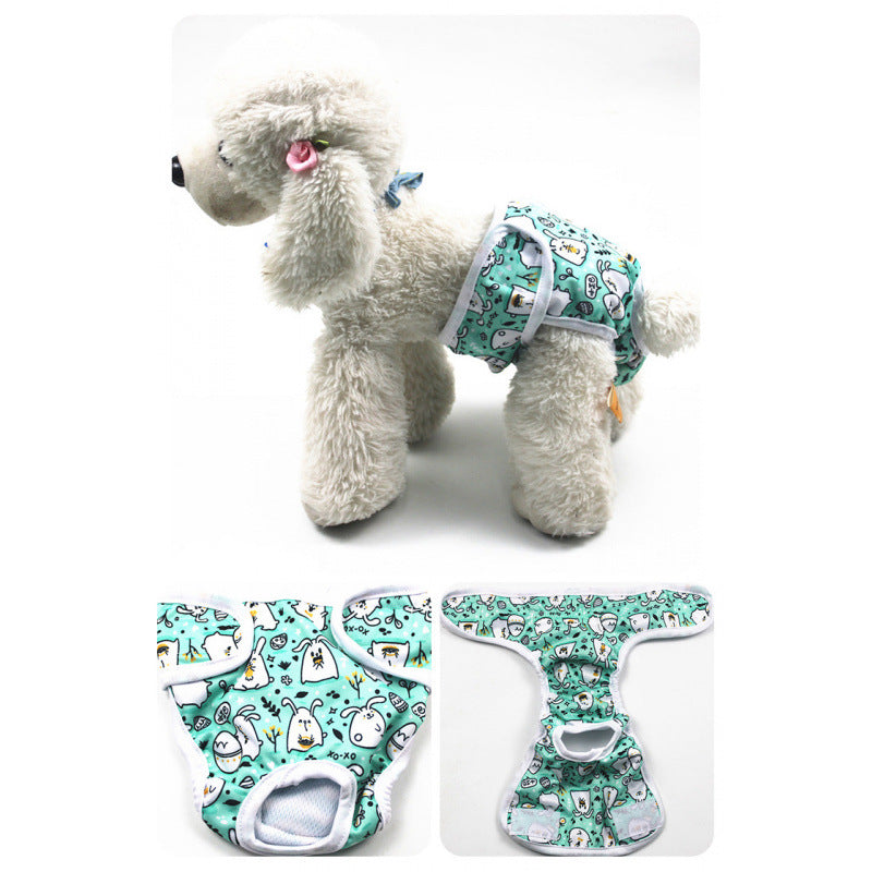 Washable printed season pants for female dogs, available in 14 colours, image 11