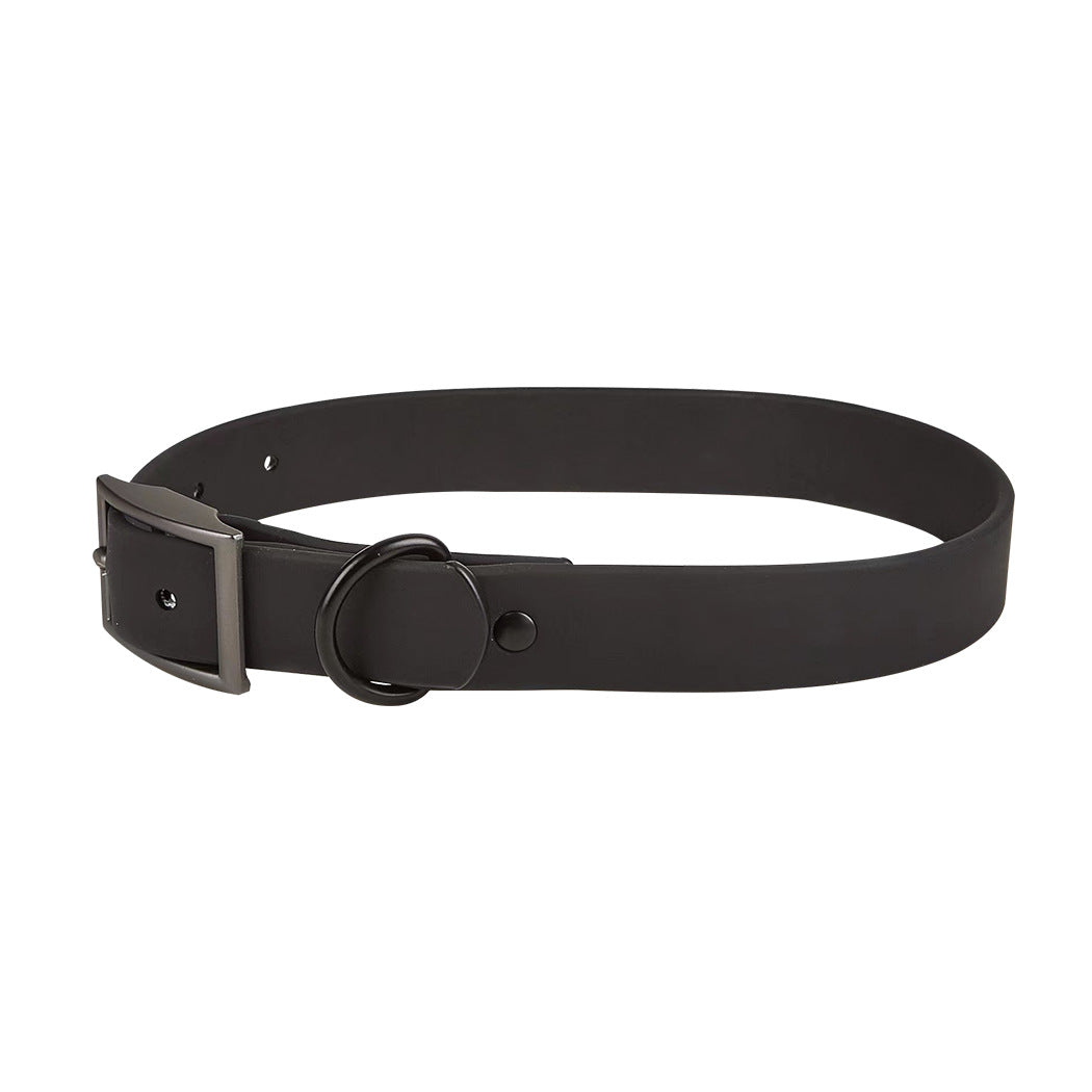 Reflective PVC vest harness for small and medium dogs on a wet walk