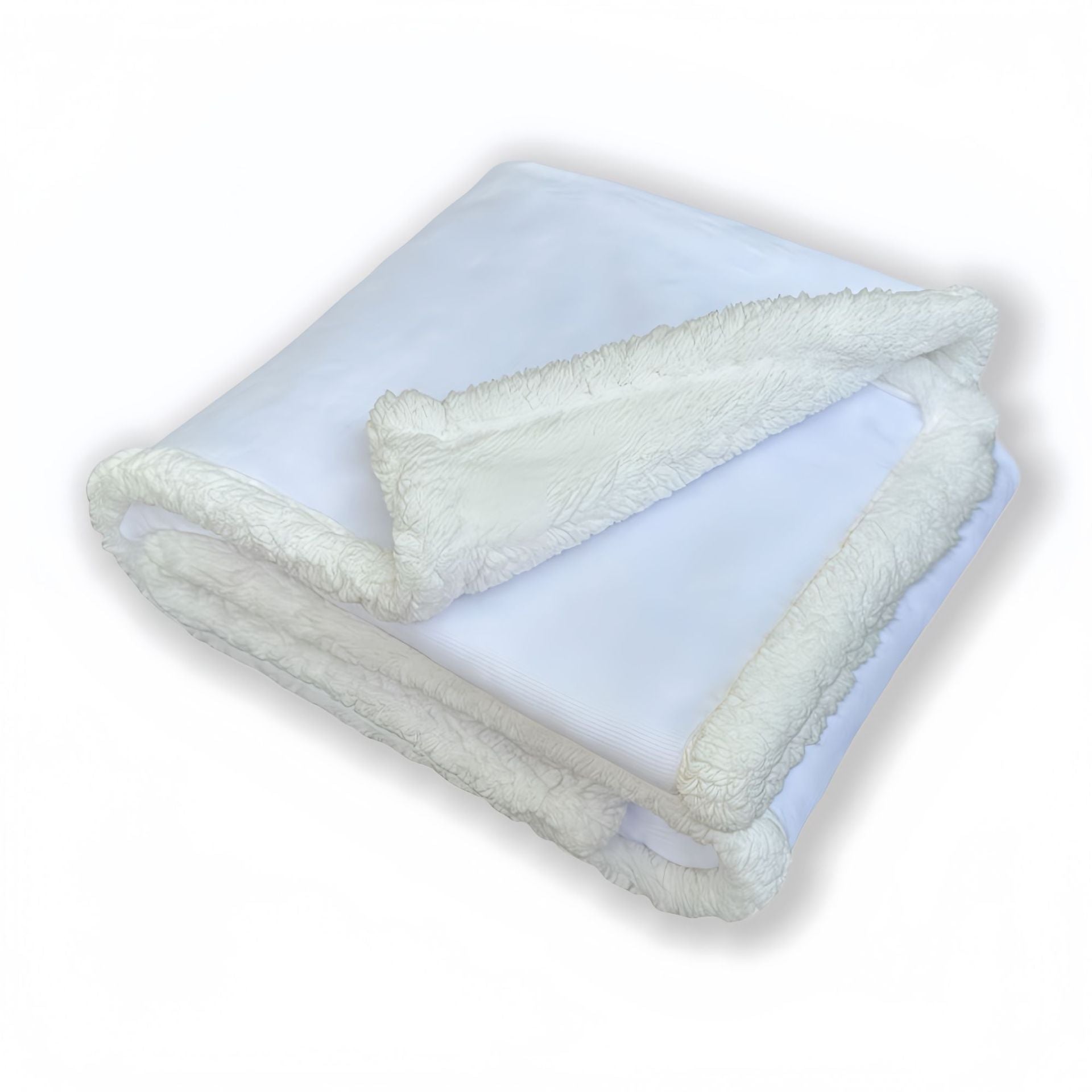 Waterproof double-sided pet blanket in grey on a sofa