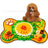 Puzzle snuffle mat used for slow feeding hungry dogs